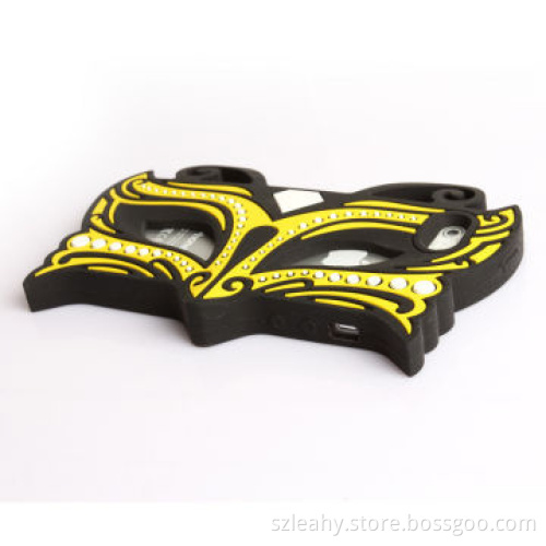 Hollow false-face shape silicone case for iPhone5/5s